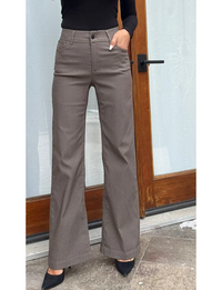 Amy Flare Pant, Brown Stripe