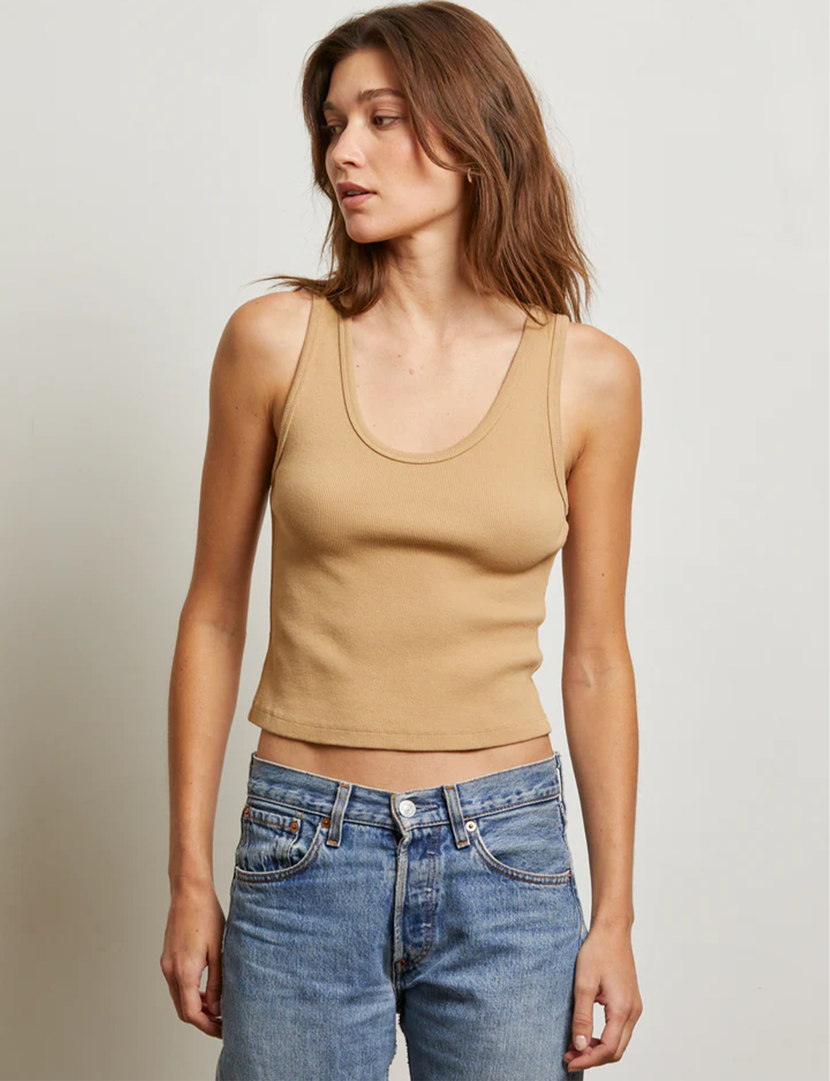 Blondie Tank, Suede