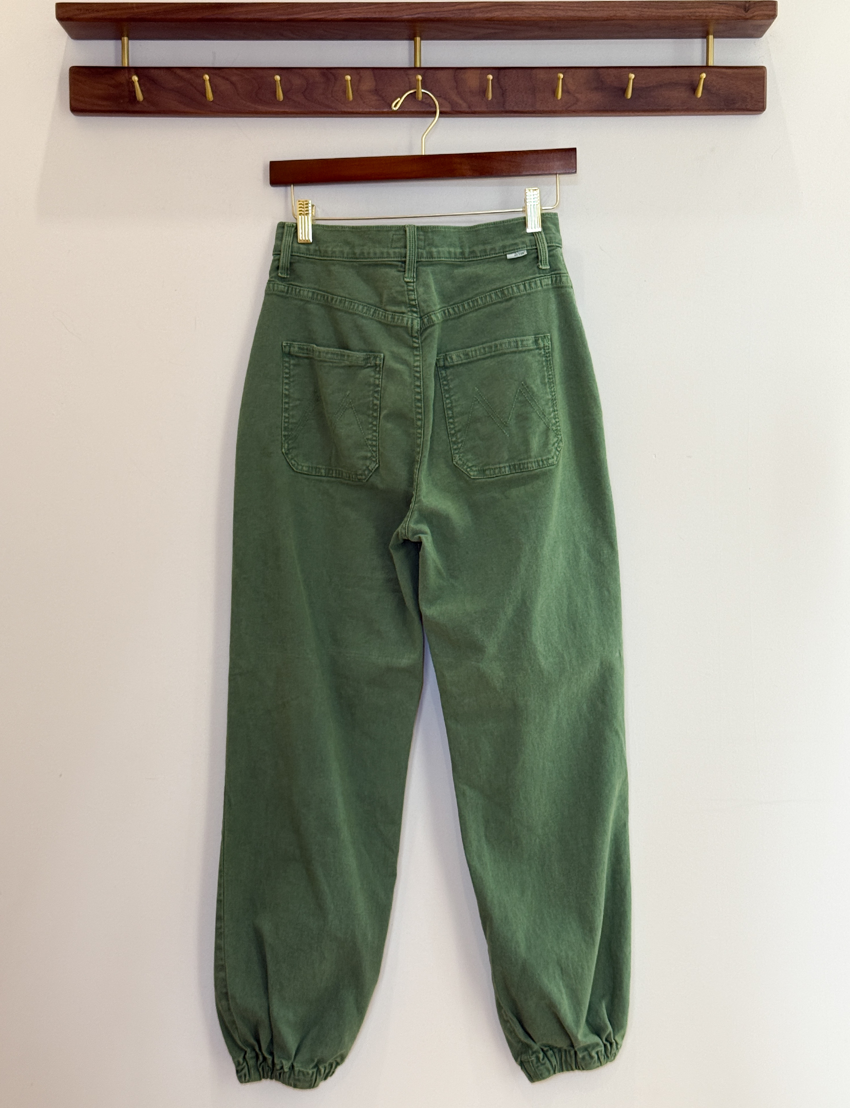 Mother Denim The Wrapper Patch Pant, Army