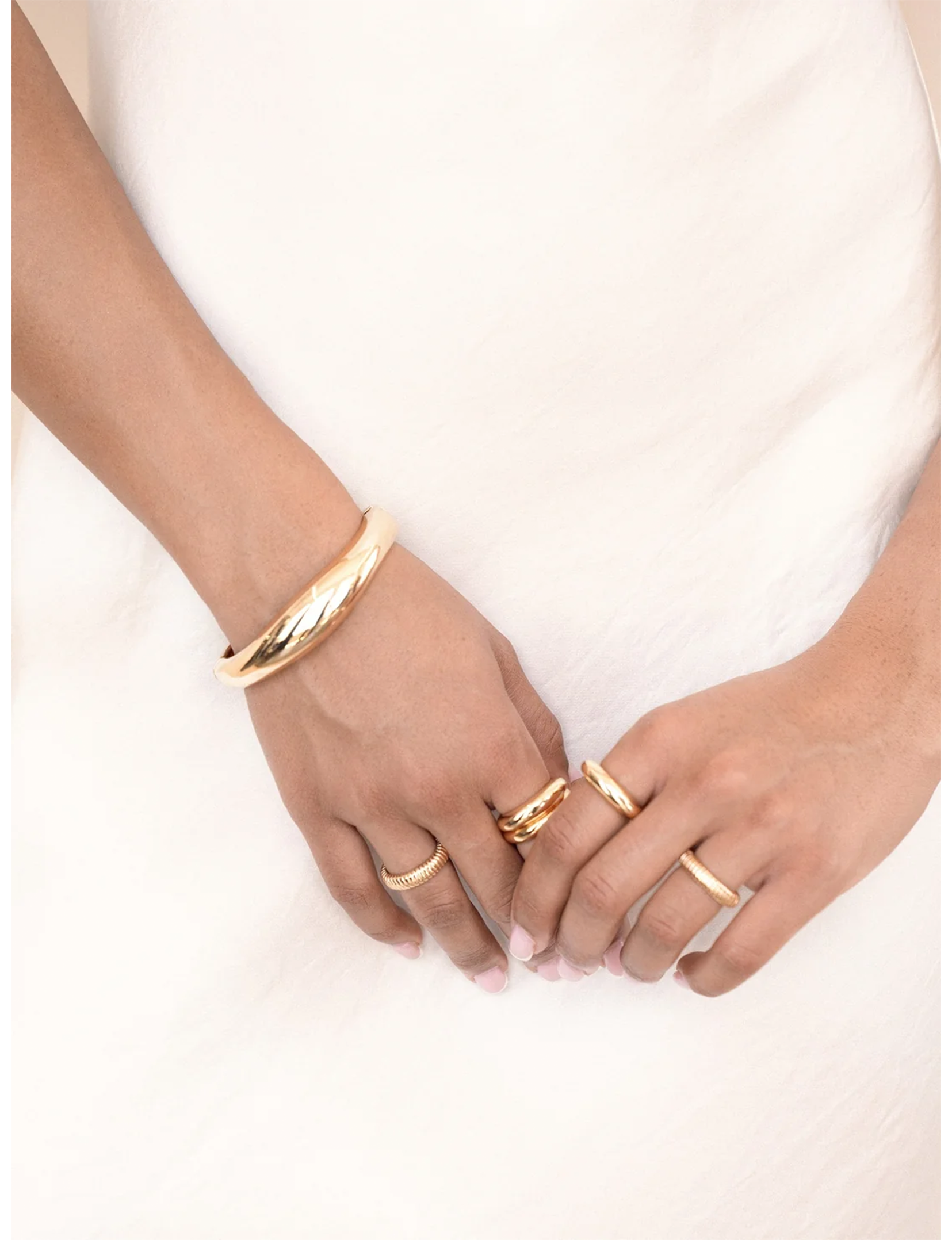 Liquid Love Cuff, Gold