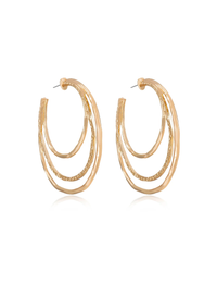 Handworked Hoops, Gold
