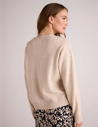 V-Neck Sweater, Ivory Oat