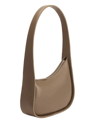Willow Recycled Vegan Leather Shoulder Bag, Taupe