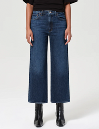 Harper Mid Rise Wide Leg Crop, Echo