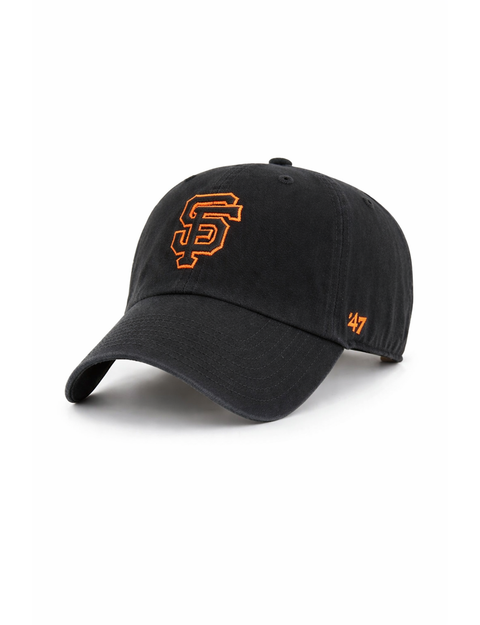 SF Giants Basic Ball Cap, Black/Orange/Black