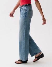 Harlowe Relaxed Baggy Jean, Serpentine Vintage