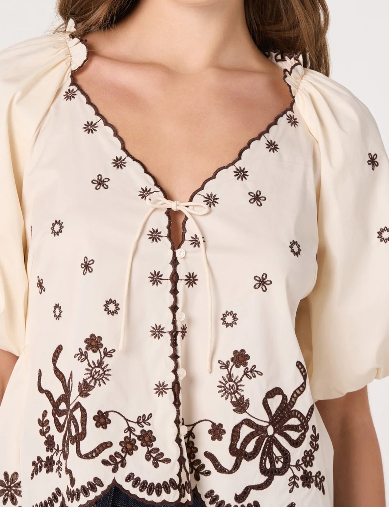 Lucia Top, Cream