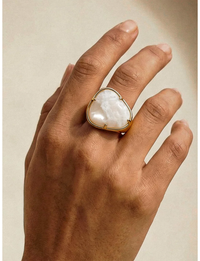 Solstice Ring, Bone/Stone