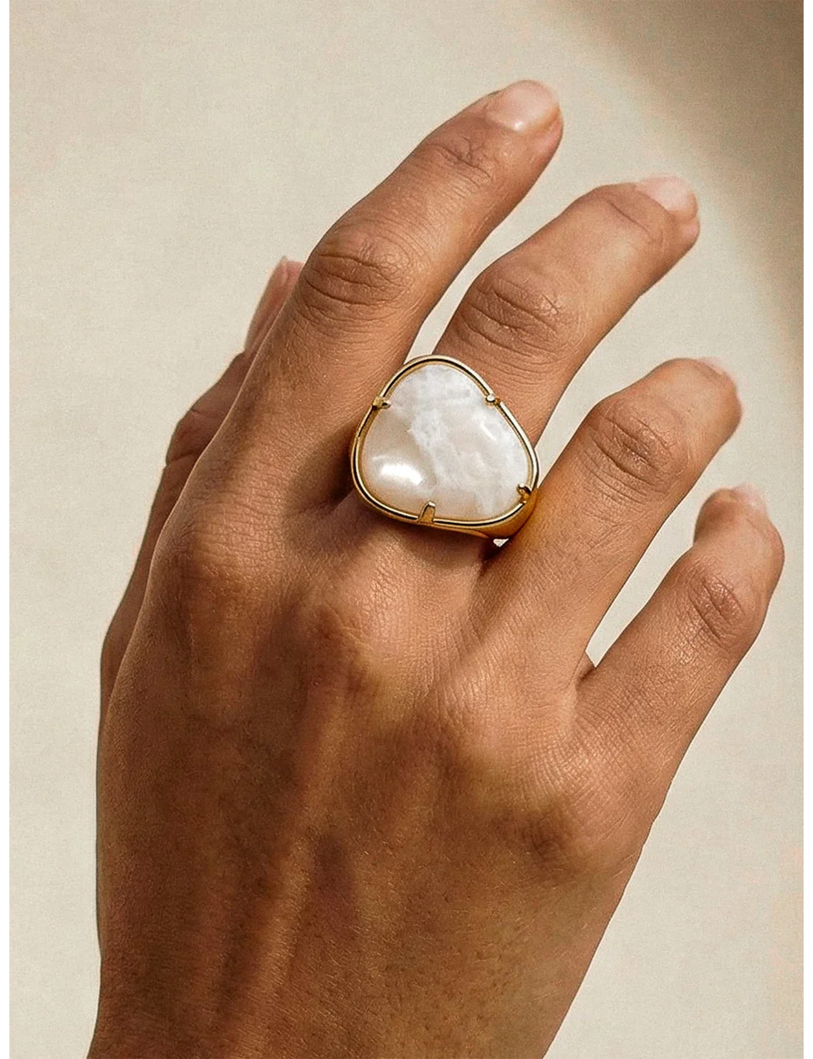 Solstice Ring, Bone/Stone