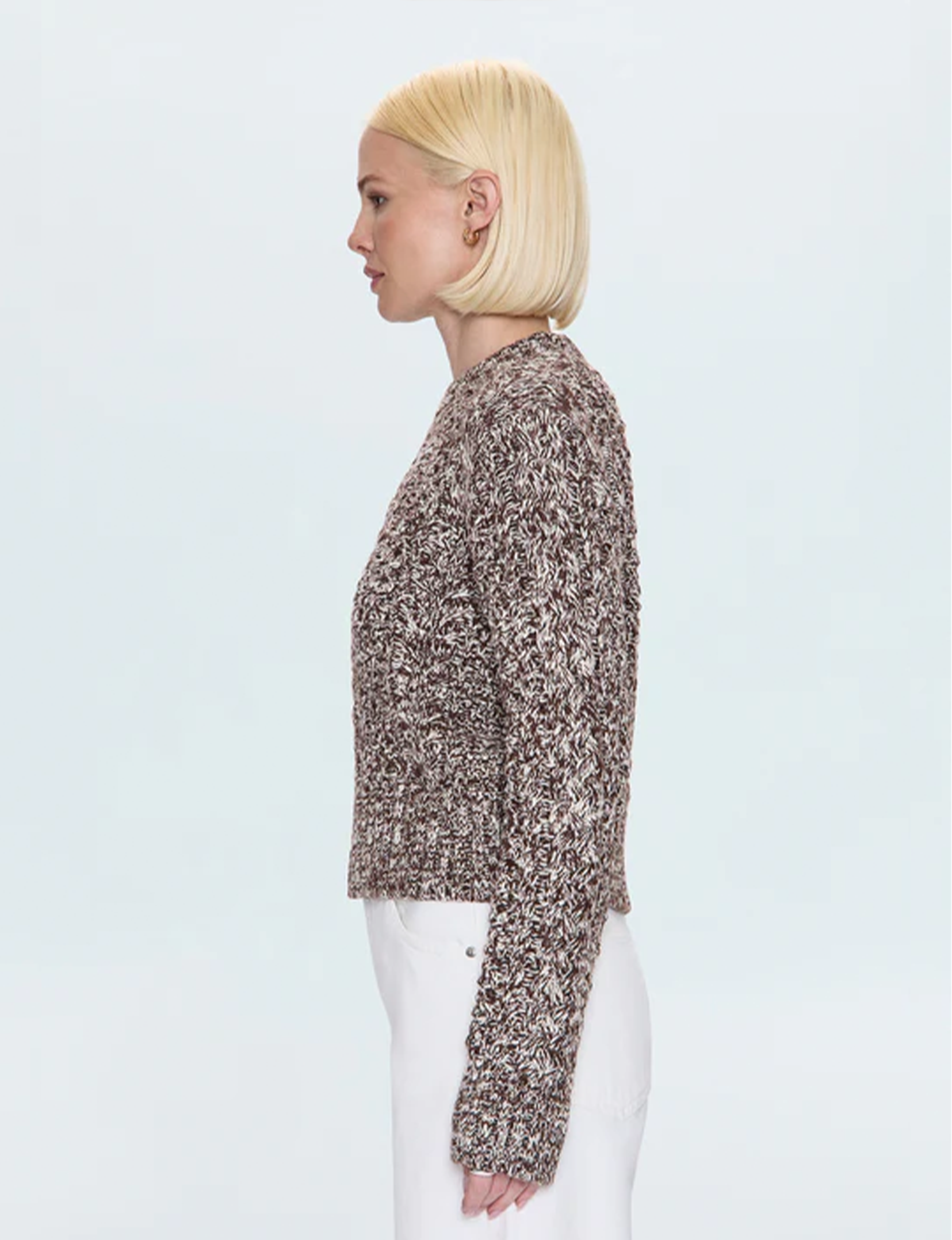 Quinn Sweater, Chocolate Marl