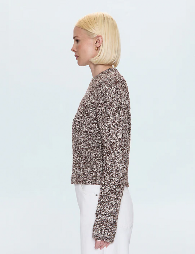Quinn Sweater, Chocolate Marl