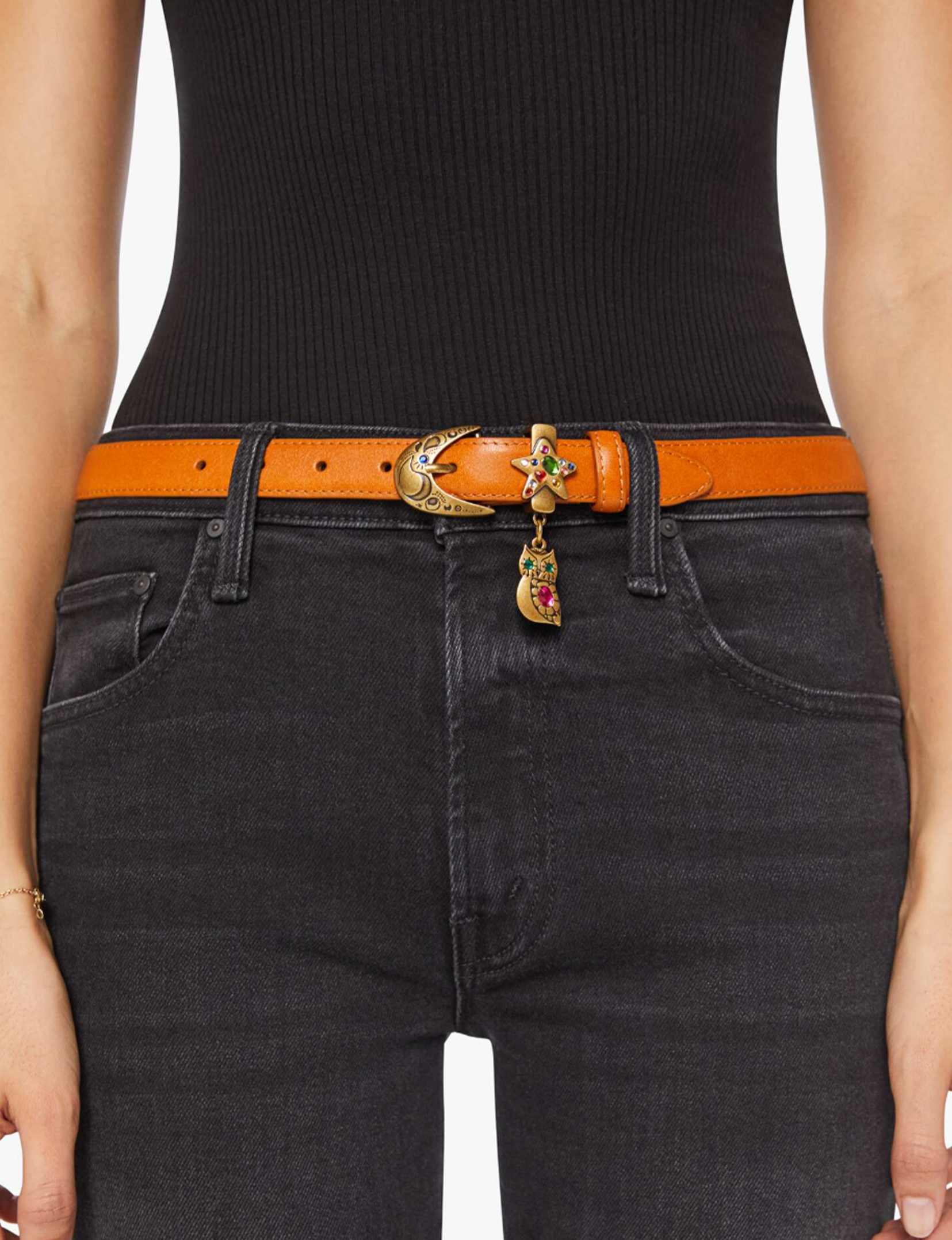 Charm School Belt, Brown