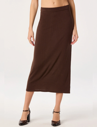 Deora Sweater Skirt, Brown
