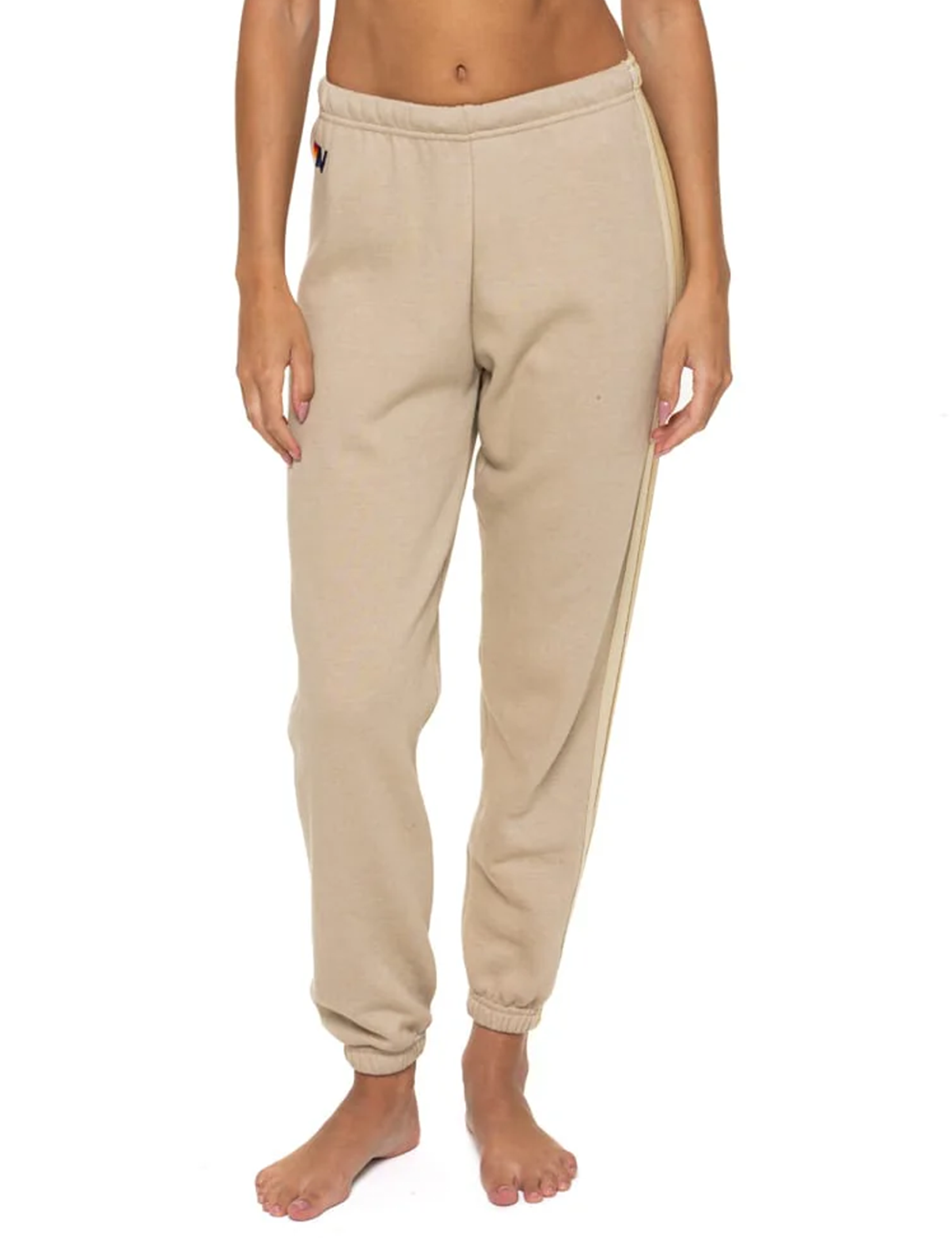 5 Stripe Sweatpants, Sand/Tan