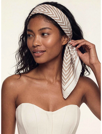 Animal Print Scarf, Neutral