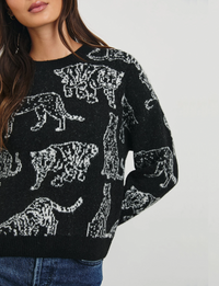 Perci Sweatshirt, Charcoal Cats