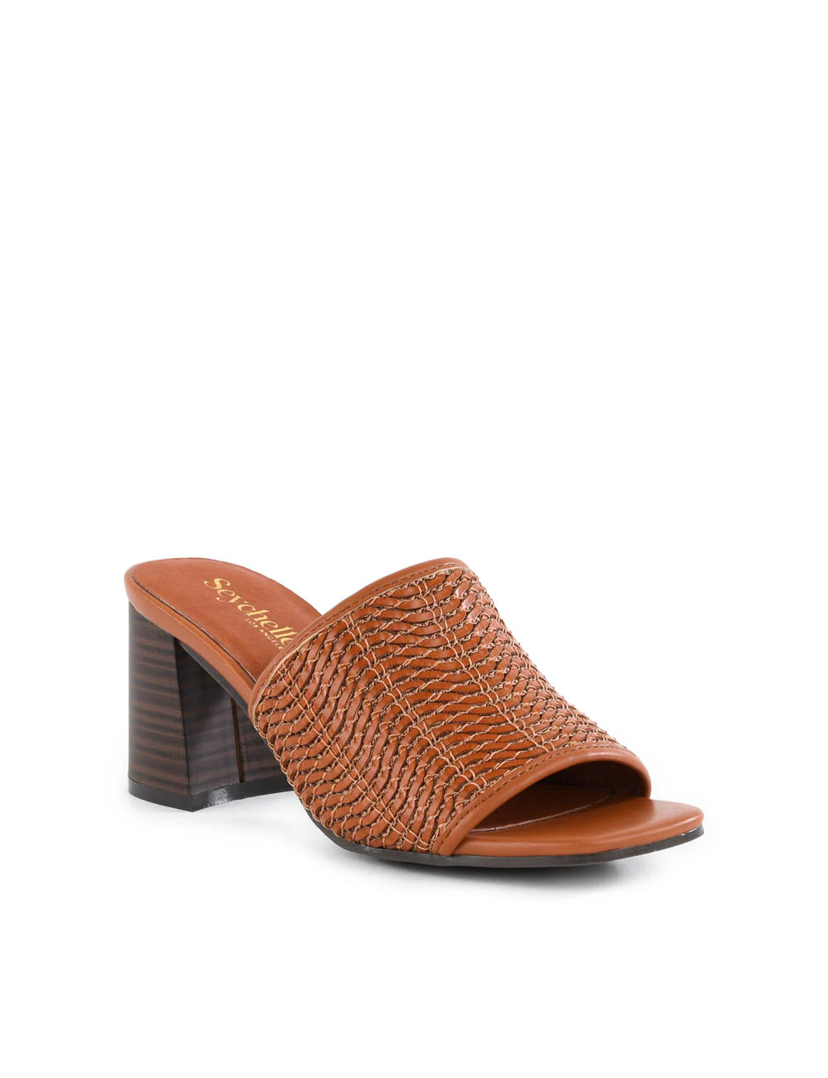 Adapt 3 Raffia Heel, Dark Tan