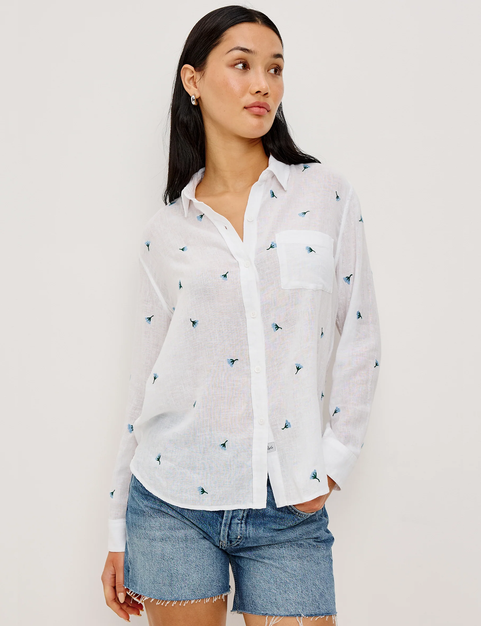 Charli Shirt, Bluebell Carnations