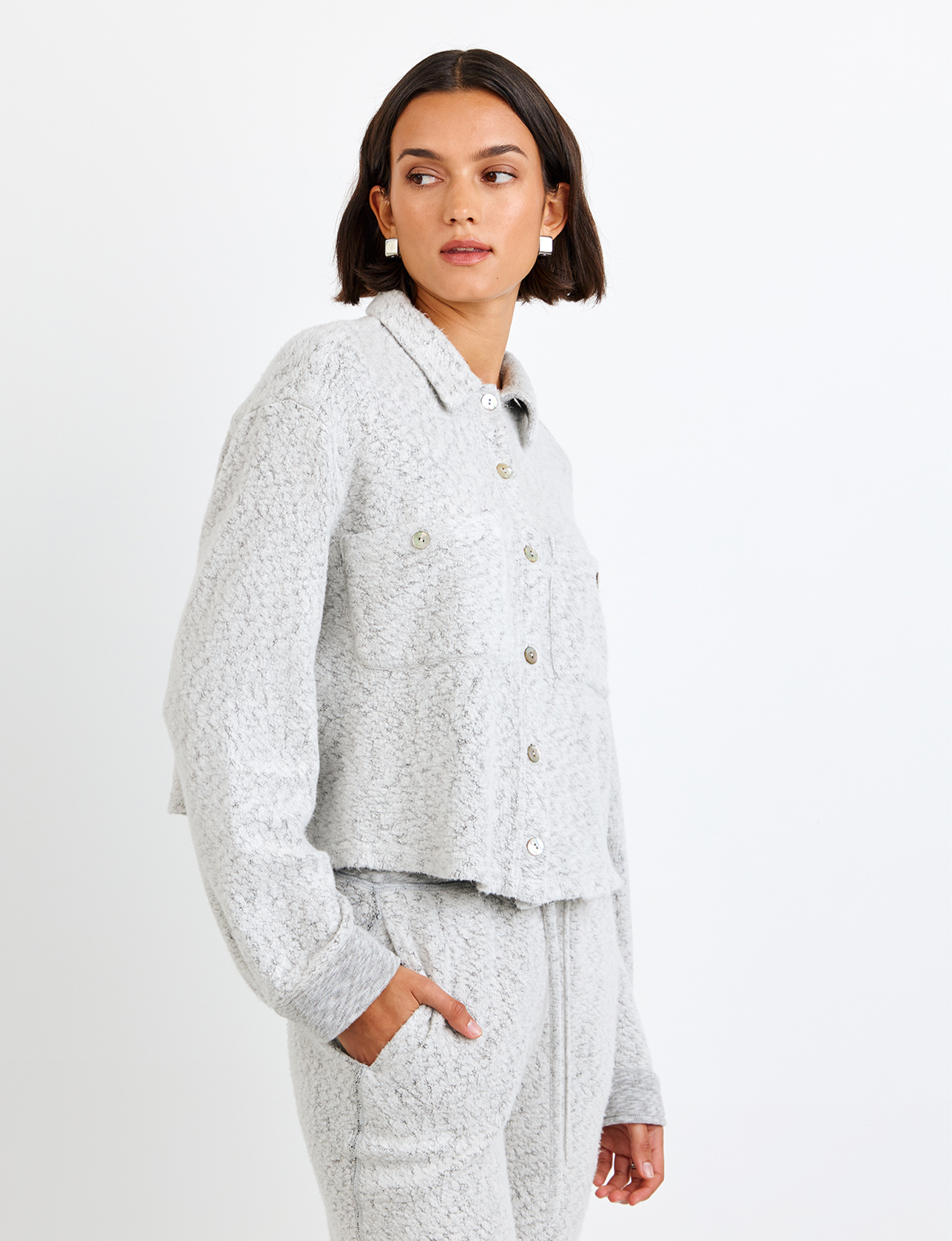 Cozy Button Down, Winter Storm