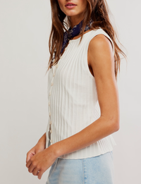 Tilly Vest, Ivory