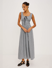 Jordie Dress, Black/Gingham