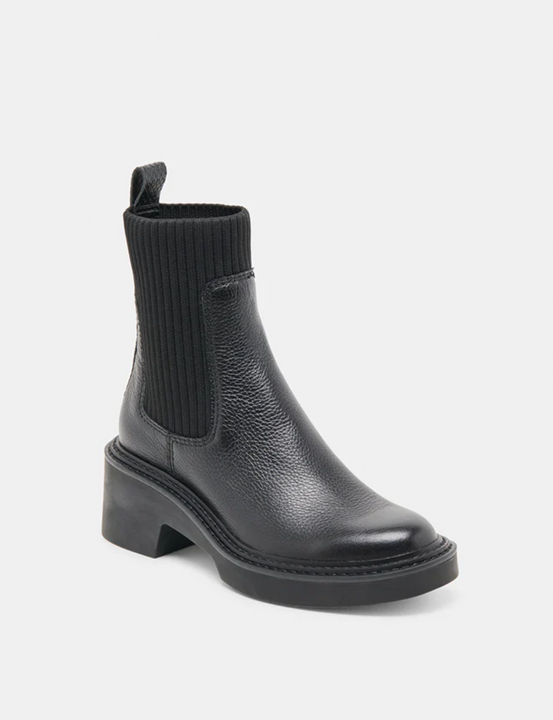 Hilora H2O Boot, Black Leather