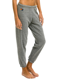 5 Stripe Sweatpant, Heather Grey/Multi Stripe