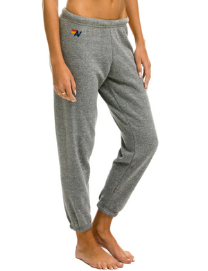 5 Stripe Sweatpants, Heather Grey/Multi Stripe