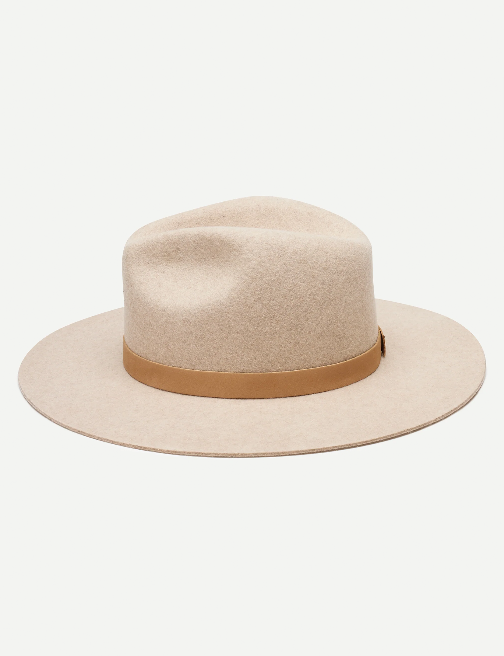 Lux Felt Hat, Tan Marle