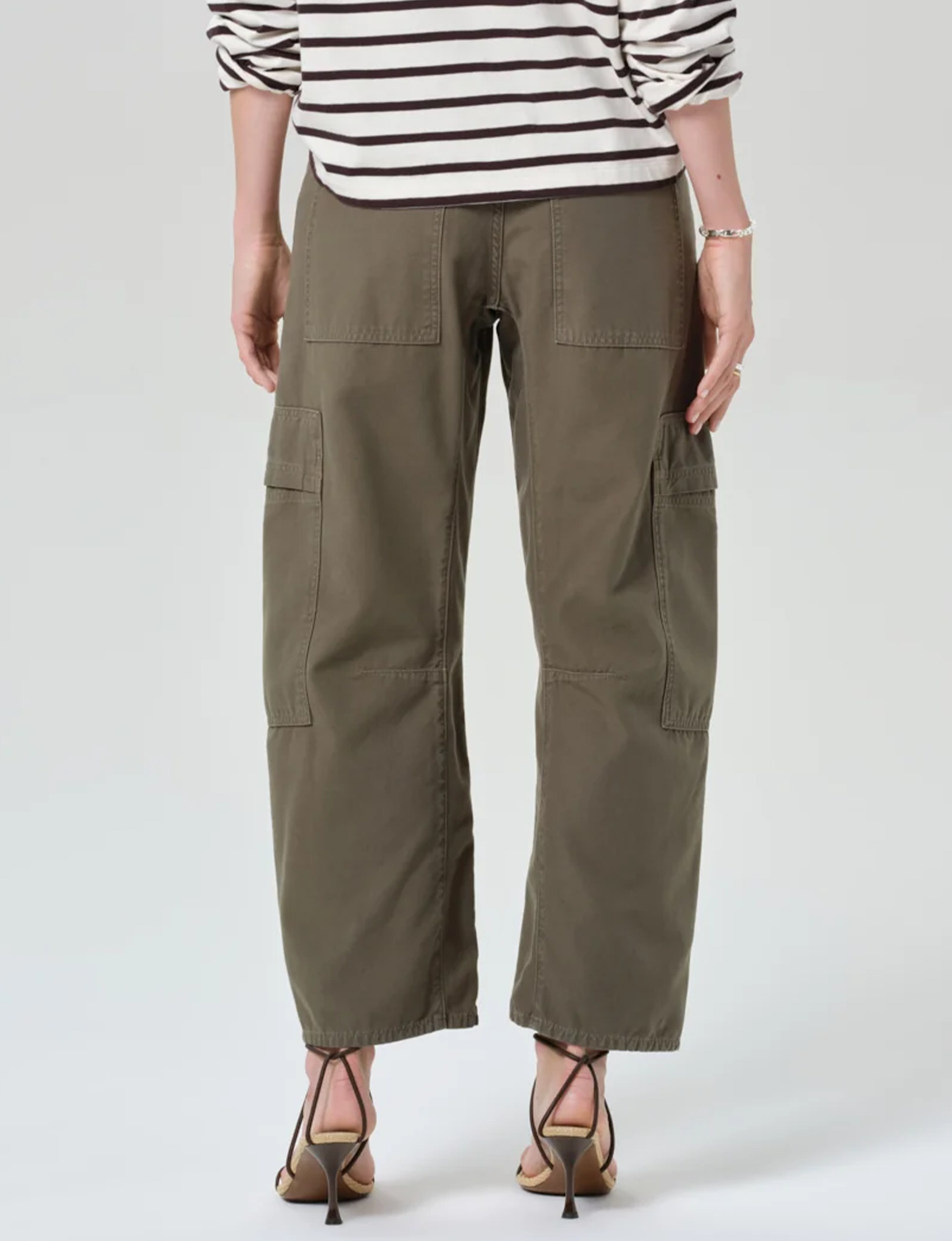 Marcelle Low Slung Cargo Pants, Dogwood