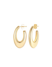 Owen Small Hoop, Gold