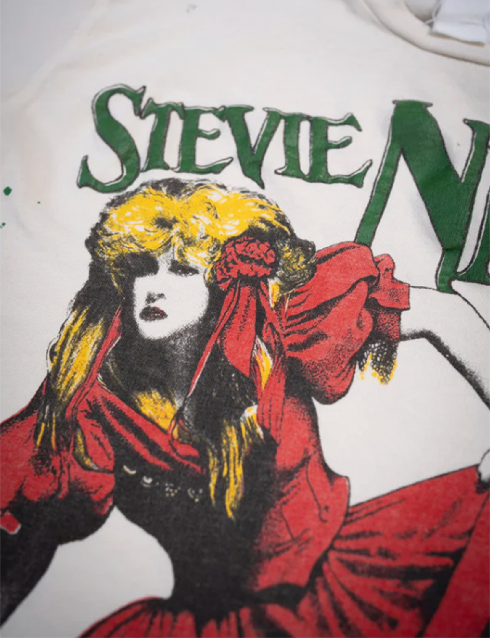 Stevie Nicks Other Side of The Mirror Crew Tee, Tan