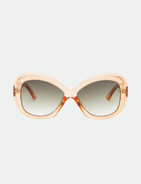 Esme Sunglasses, Gold/Green Fade