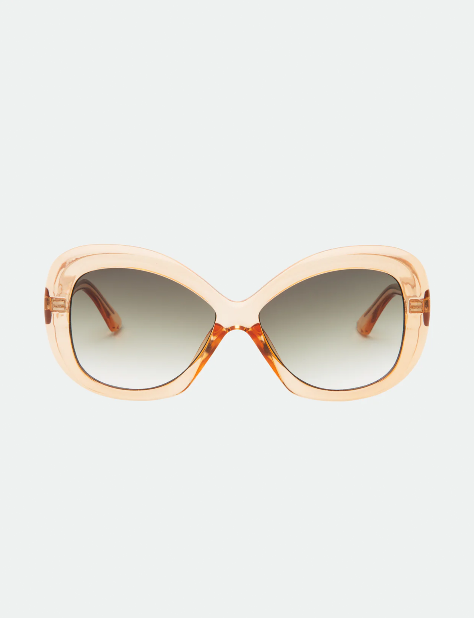 Esme Sunglasses, Gold/Green Fade