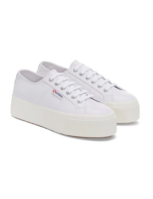 2790 Nappa Leather Platform Sneaker Optic White Punch Clothing