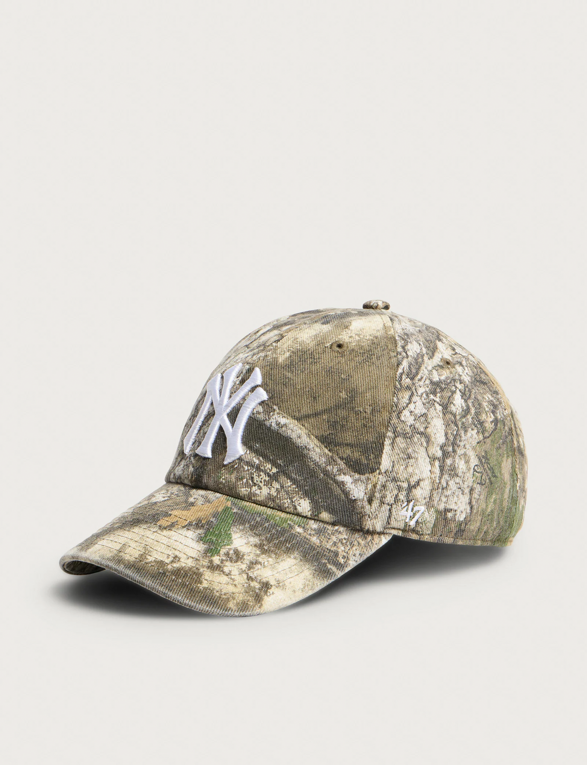 NY Yankees Realtree Hitch Cap, Camo/White