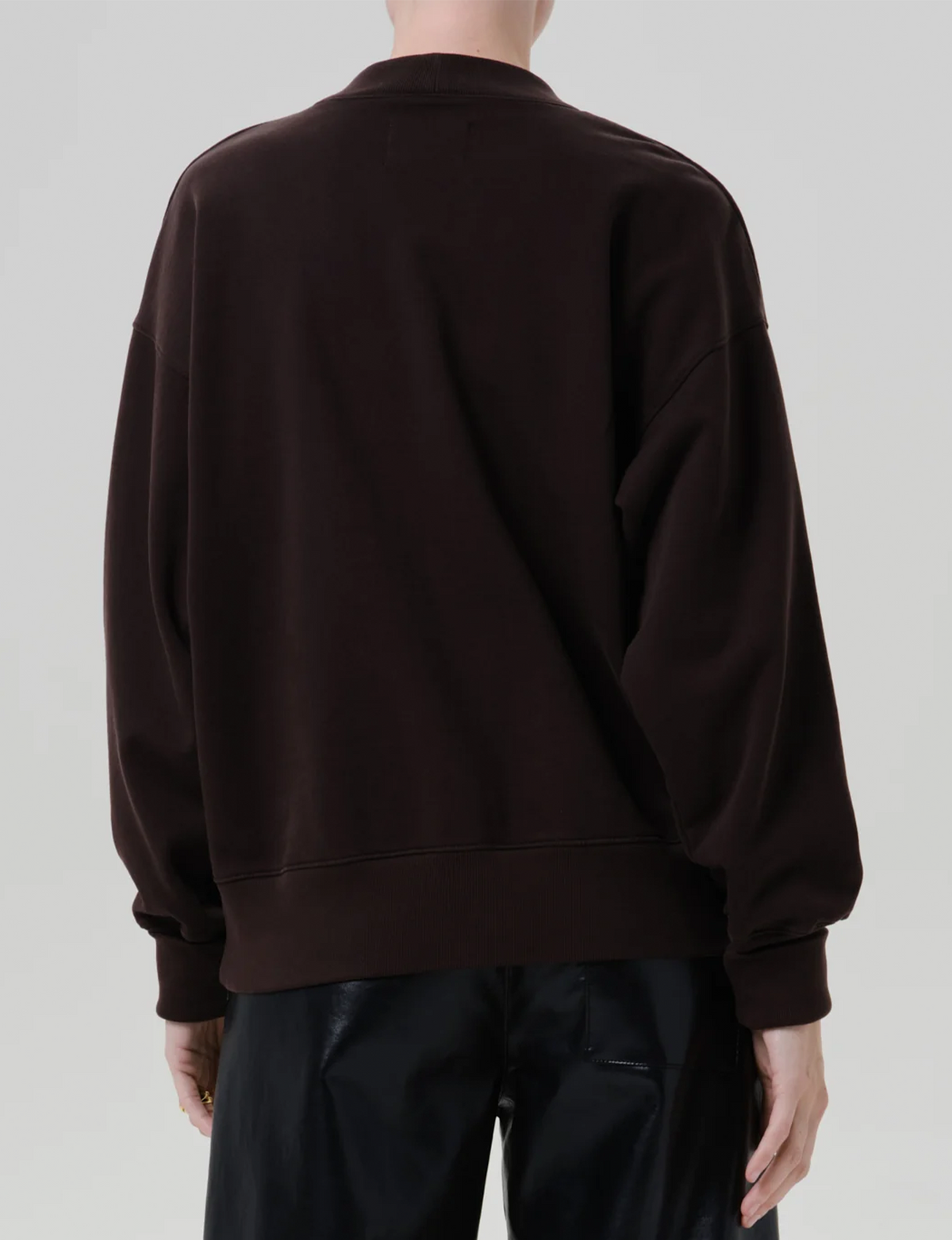 Fleece Cardigan, Chocolate