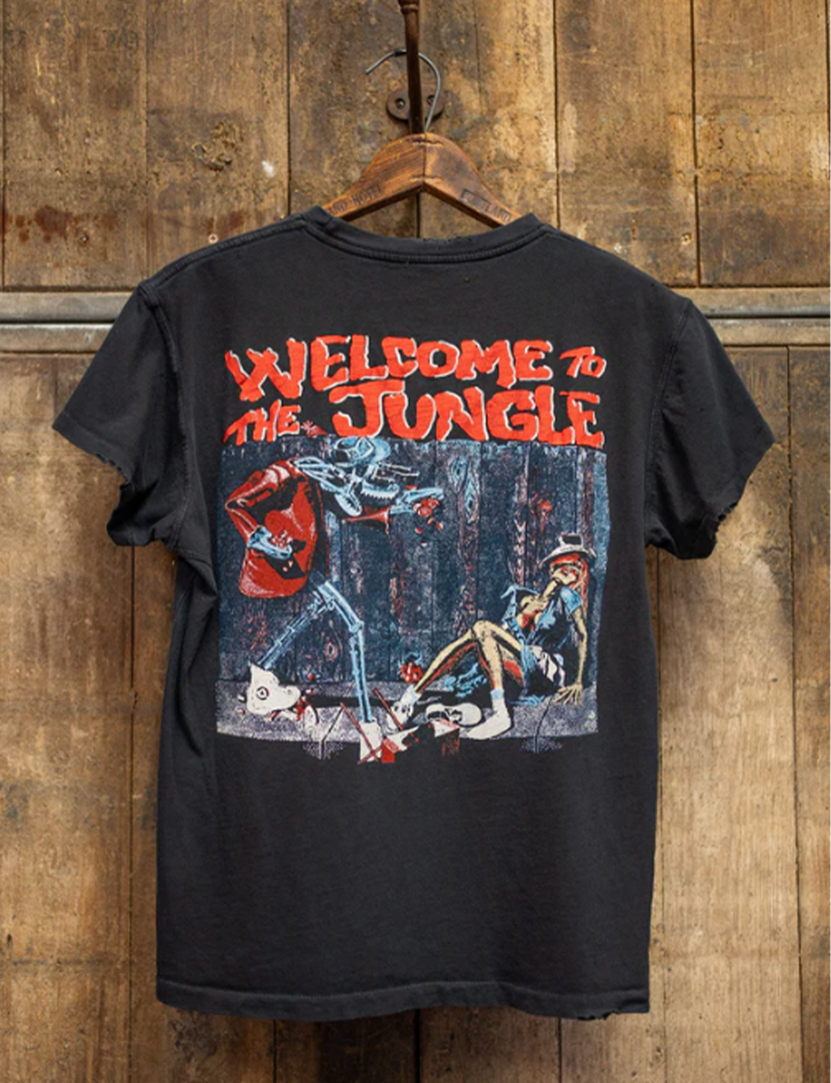 GNR Welcome to the Jungle Crew Tee, Coal