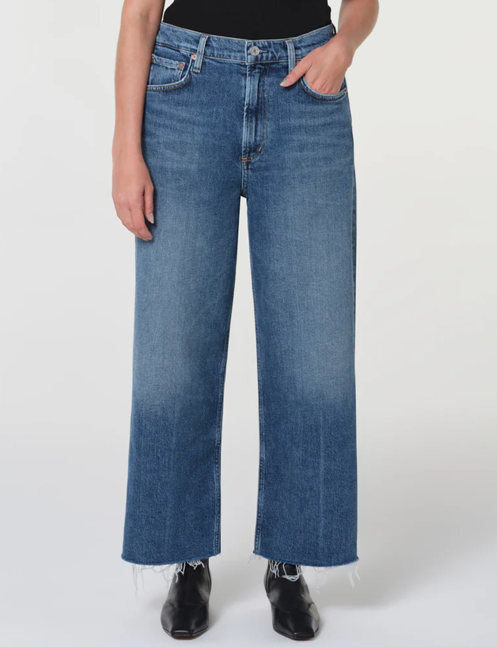 Ren Petite High Rise Wide Leg, Chord