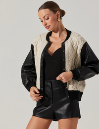 Fionn Jacket, Black/Cream