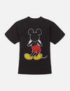 Silly Mickey Boyfriend Tee, Washed Black