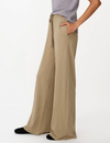 Heavy Slub Jersey Wide Leg Pant, Faded Army