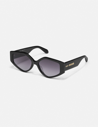 Hot Gossip Sunglasses, Black Smoke