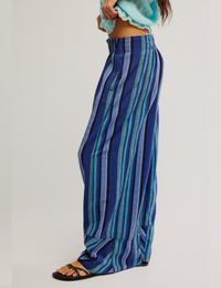 Days End Solar Linen Stripe Pant,