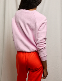 Ziggy Inside Out Sweatshirt, Sugar Pink