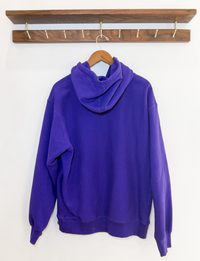 Supreme Script Logo Hoodie, Purple