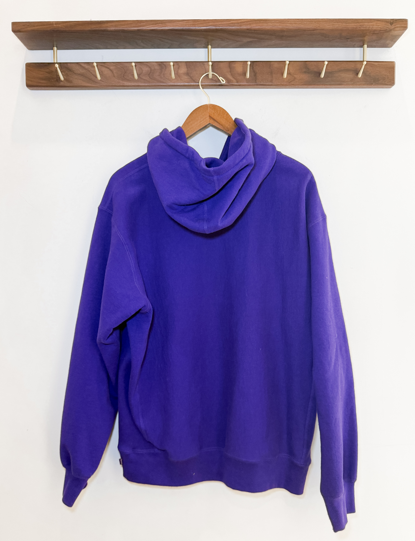 Supreme Script Logo Hoodie, Purple