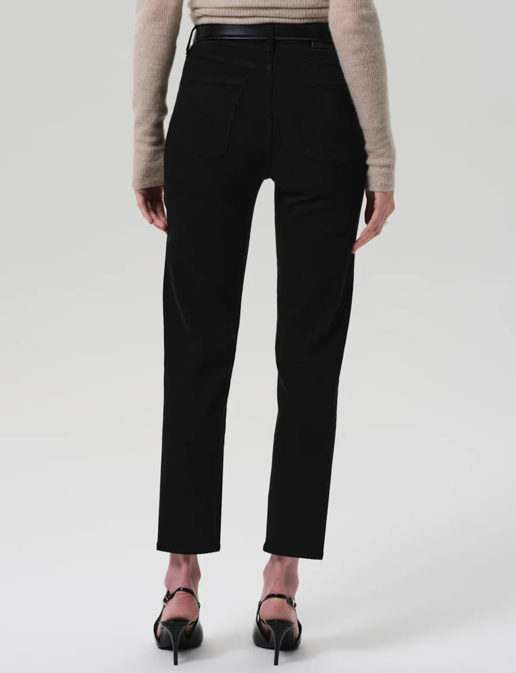 Caia Straight Leg, Plush Black