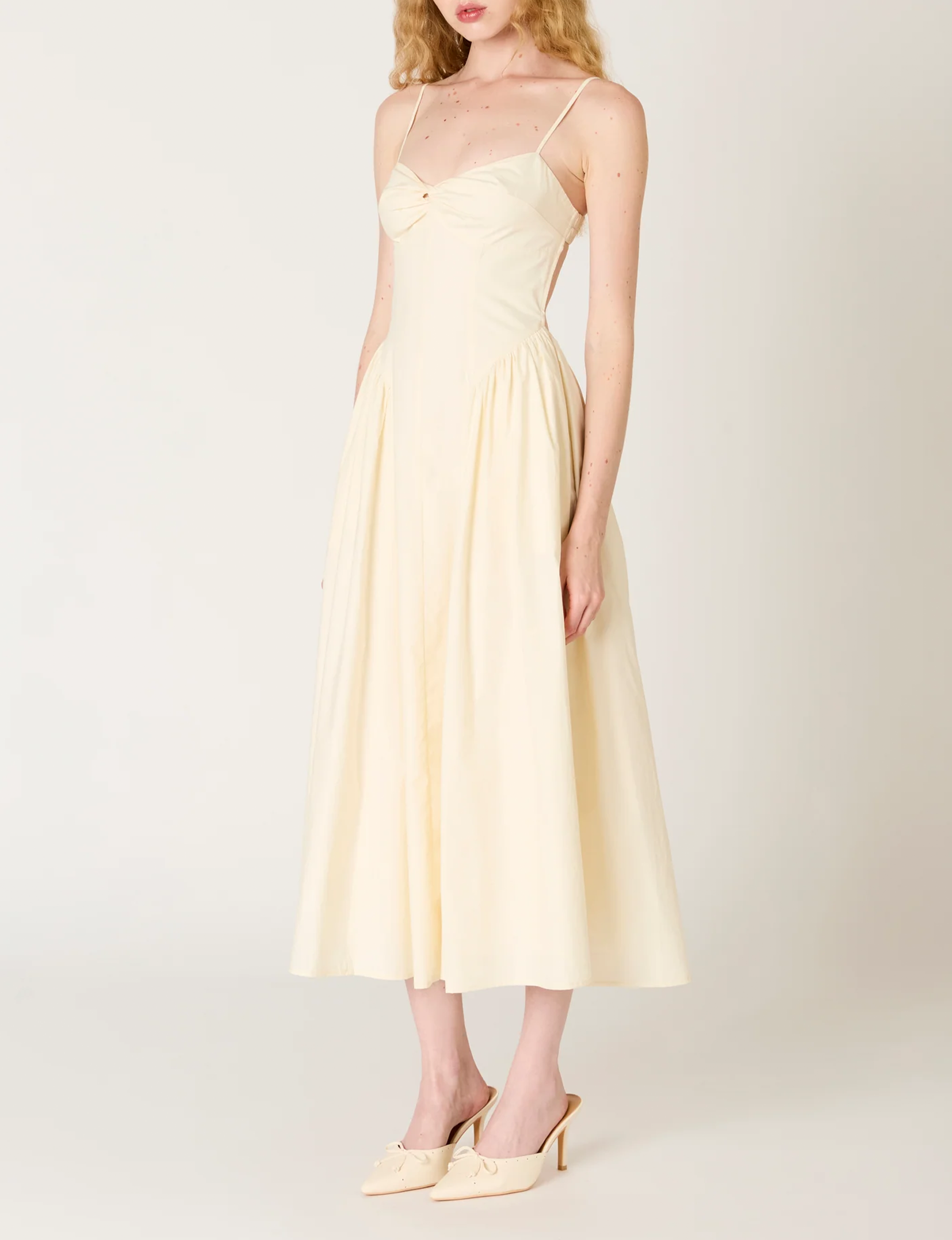 Destene Dress, Ivory
