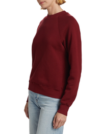 Classic Crewneck Sweater, Currant
